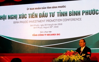 Thủ tướng Nguyễn Xuân Phúc đánh giá cao những thành tựu và tiềm năng phát triển của Bình Phước